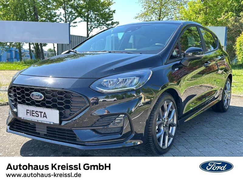 Obsidianschwarz metallic Gebraucht 2023 Ford Fiesta ST-Line X Kleinwagen | 21.480 € (Etwas zu teuer) - Bild 1/4