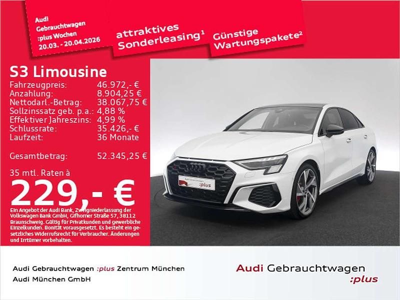 Gebraucht Audi S3 Sport 310 PS (228 kW) 2024 Gletscherweiß metallic Limousine