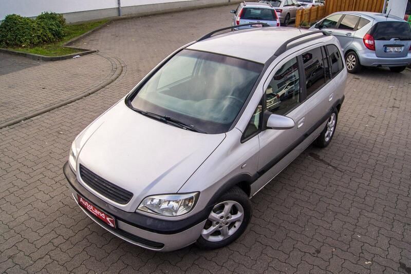 Silber Gebraucht 2003 Opel Zafira Elegance Van / Kleinbus | 1.999 € (Fairer Preis) - Bild 1/4