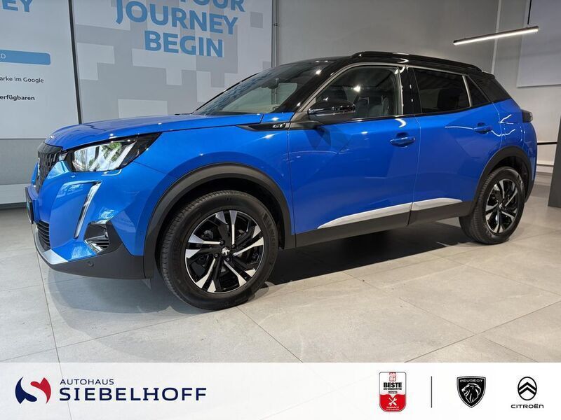Blau Gebraucht 2021 Peugeot 2008 GT SUV | 18.990 € (Fairer Preis) - Bild 1/4