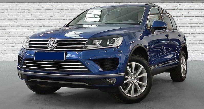 Blau Gebraucht 2015 VW Touareg SUV | 18.499 € (Guter Preis) - Bild 1/4