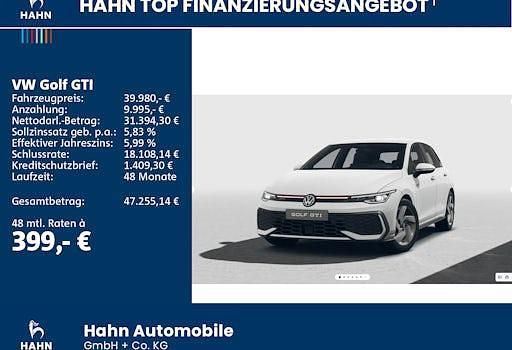 Neu VW Golf VIII GTI 265 PS (194 kW) 2026 Weiß Limousine