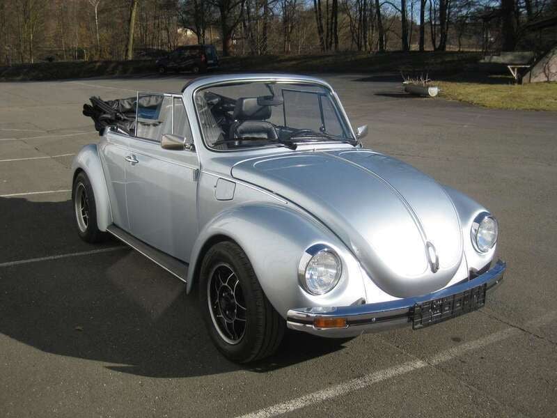 Silber Gebraucht 1977 VW Käfer Cabrio | 20.500 € - Bild 1/4