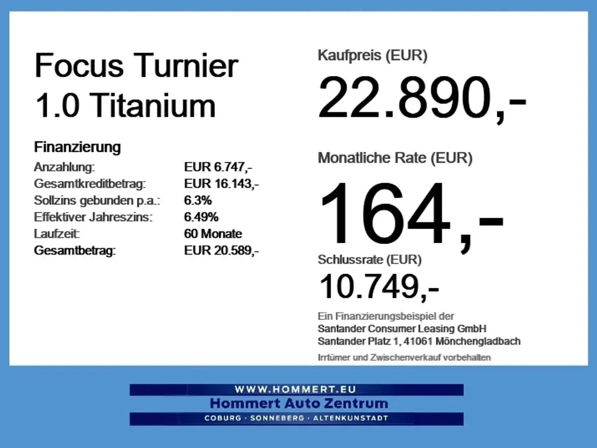 Gebraucht Ford Focus Titanium 125 PS (91 kW) 2025 Magnetic metallic Kombi