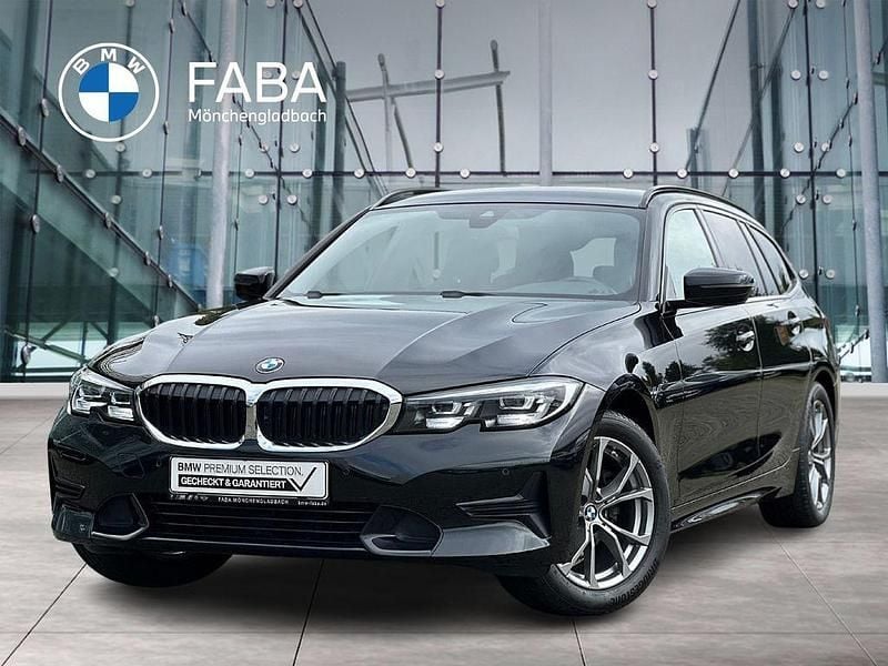 Schwarz Gebraucht 2022 BMW 318 Sport Line Kombi | 28.490 € (Fairer Preis) - Bild 1/4