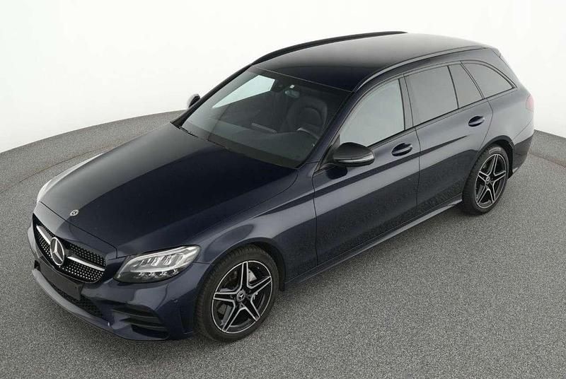 Cavansitblau metalliclack Gebraucht 2020 Mercedes C180 AMG Kombi | 19.999 € (Fairer Preis) - Bild 1/4