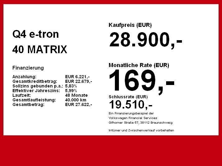 Gebraucht Audi Q4 e-tron Comfort 150 kW (204 PS) 2022 Schwarz SUV