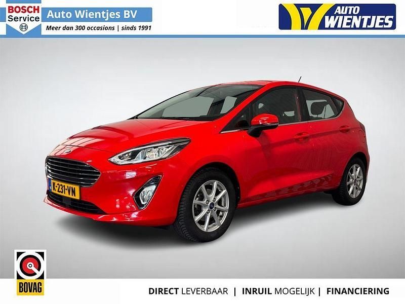 Gebraucht Ford Fiesta Titanium 95 PS (69 kW) 2021 Rot Kleinwagen