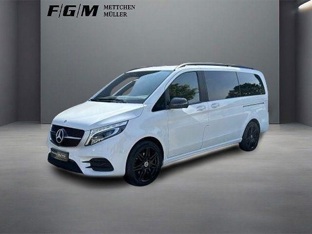 Bergkristallweiß Gebraucht 2021 Mercedes V300 Night Van / Kleinbus | 62.970 € (Teuer) - Bild 1/4
