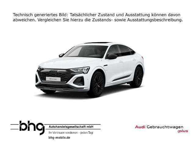 Gletscherweiß metallic Gebraucht 2024 Audi Q8 Sportback e-tron S-Line SUV | 61.930 € (Superpreis) - Bild 1/4