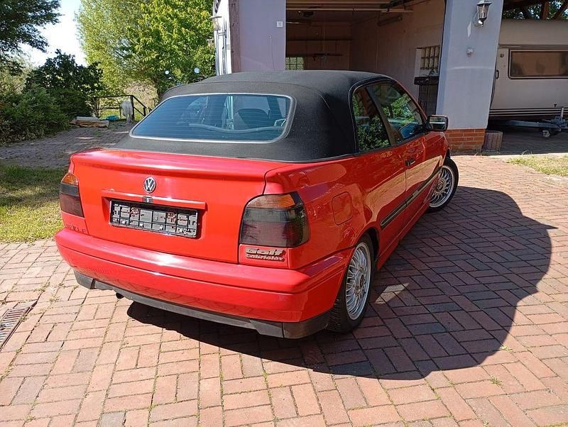 Rot Gebraucht 1995 VW Golf Cabriolet Comfortline Cabrio | 1.500 € - Bild 1/4