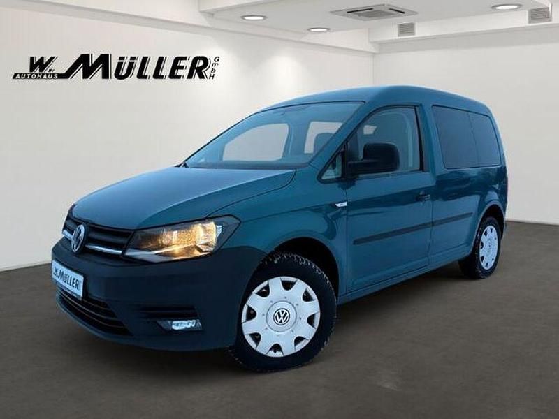 Gebraucht VW Caddy 150 PS (110 kW) 2019 Bambusgarden green Van / Kleinbus