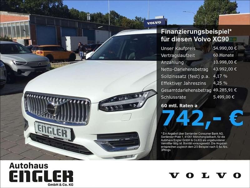 Crystal white / metallic Gebraucht 2022 Volvo XC90 Plus SUV | 54.990 € (Fairer Preis) - Bild 1/4