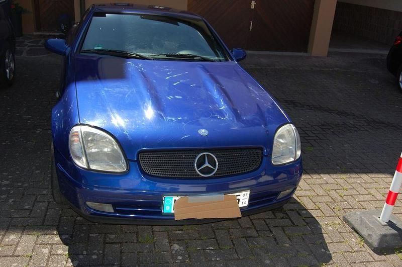 Blau Gebraucht 1999 Mercedes SLK200 Cabrio | 2.100 € (Superpreis) - Bild 1/4