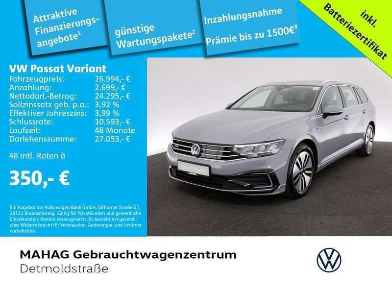 Gebraucht VW Passat GTE 218 PS (160 kW) 2022 Mondsteingrau Kombi