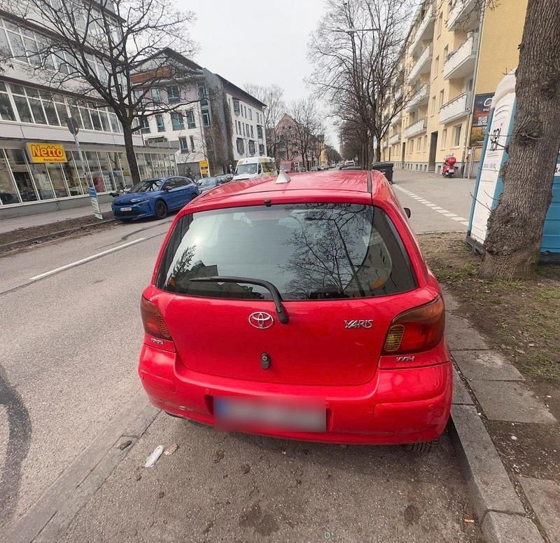 Gebraucht Toyota Yaris 2003 Rot Kleinwagen