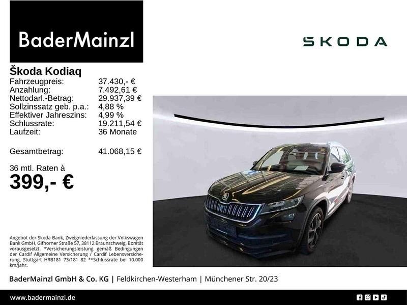 Magneticbraun metallic Gebraucht 2021 Skoda Kodiaq LAURIN & KLEMENT SUV | 37.430 € (Fairer Preis) - Bild 1/3