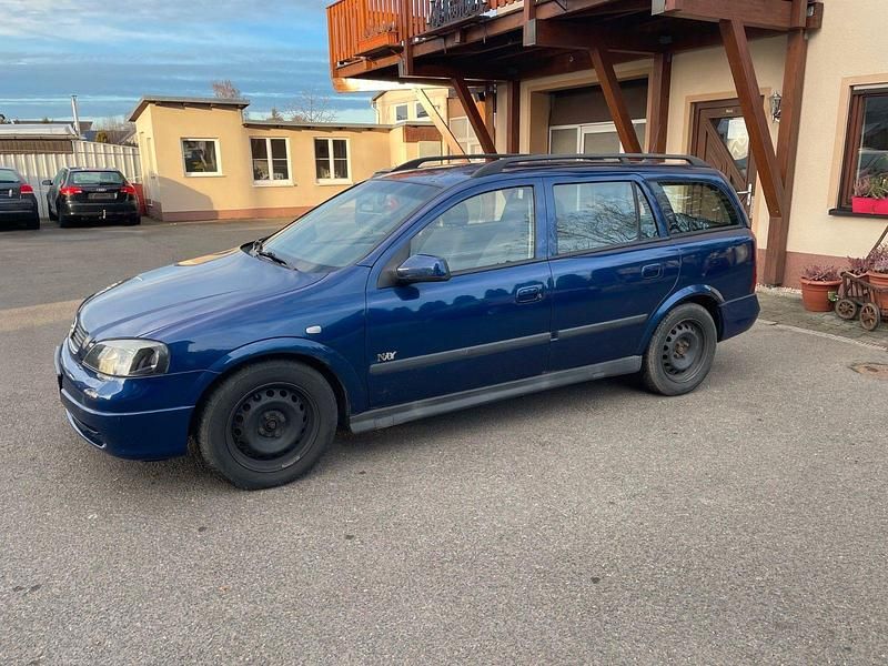Gebraucht Opel Astra 101 PS (74 kW) 2003 Blau Kombi