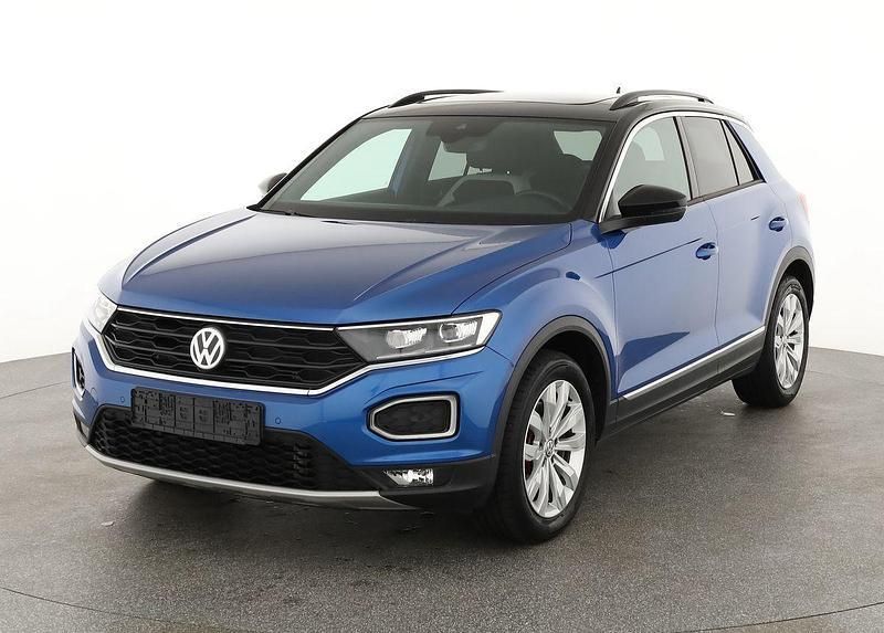 Ravenna blau metallic Gebraucht 2018 VW T-Roc Sportline SUV | 21.495 € (Guter Preis) - Bild 1/4