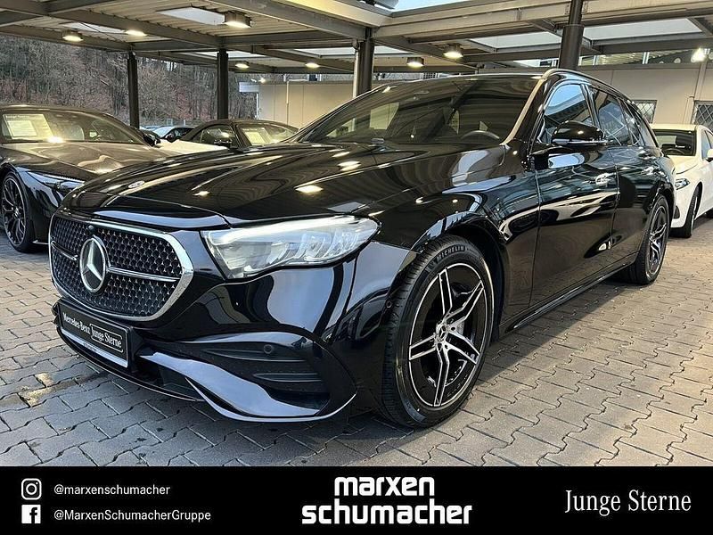 Schwarz Gebraucht 2024 Mercedes E200 AMG Limousine | 43.840 € (Superpreis) - Bild 1/4