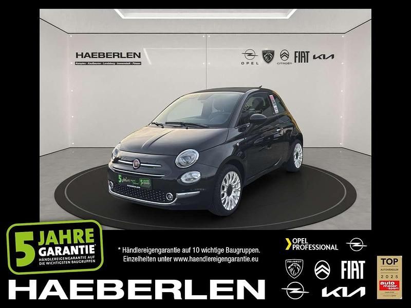 Vesuvio schwarz Gebraucht 2021 Fiat 500C Star Cabrio | 12.380 € (Guter Preis) - Bild 1/4