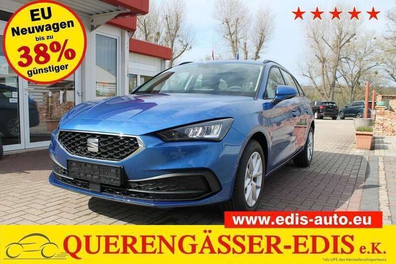Saphir blau Neu 2025 Seat Leon Style Kombi | 27.490 € (Superpreis) - Bild 1/4