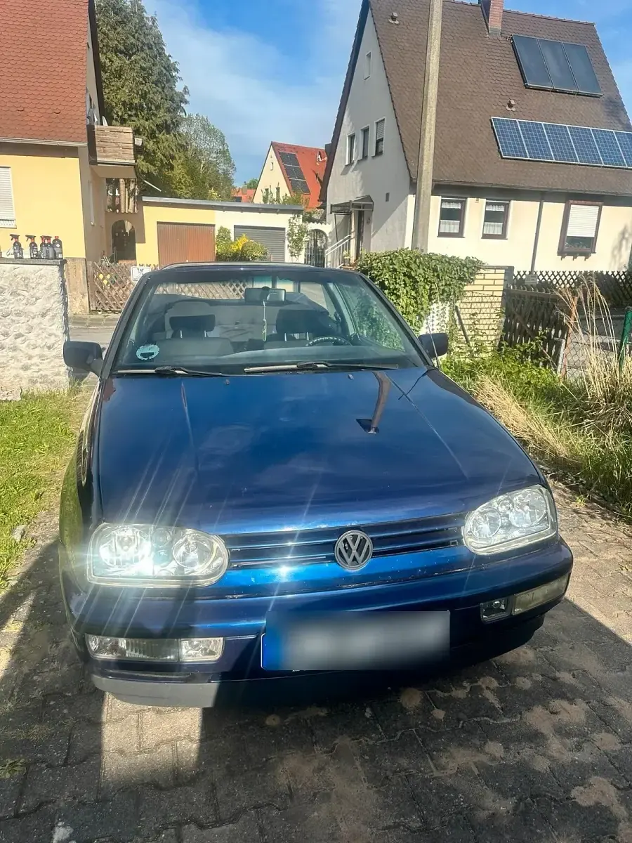 Gebraucht VW Golf Cabriolet 75 PS (55 kW) 1997 Blau Cabrio