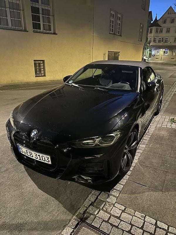 Schwarz Gebraucht 2021 BMW 430 Cabriolet M Sport Cabrio | 35.780 € (Superpreis) - Bild 1/4