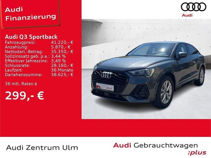 Daytonagrau perleffekt Gebraucht 2024 Audi Q3 Sportback S-Line SUV | 43.180 € (Fairer Preis) - Bild 1/2