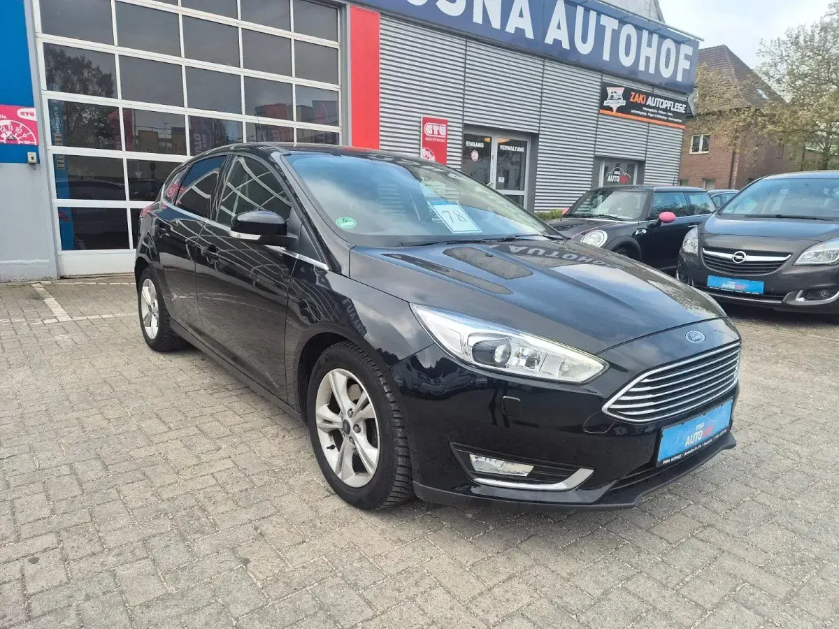 Brugt Ford Focus Titanium 150 HK (110 kW) 2016 Sort Sedan