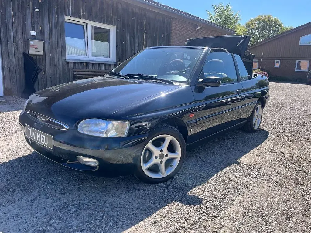 Gebraucht Ford Escort Cabriolet Ghia 90 PS (66 kW) 1997 Schwarz Cabrio