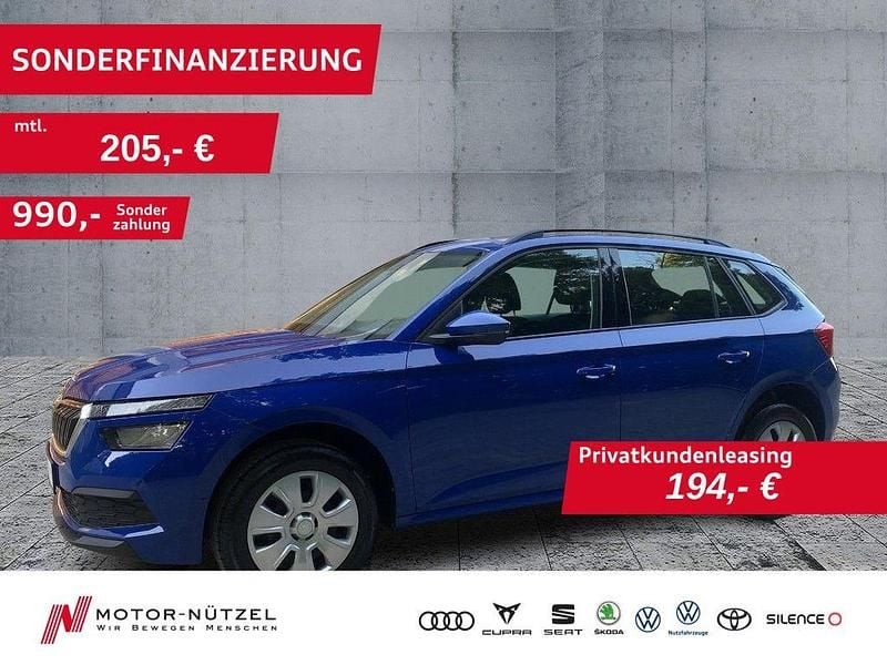 Blau Gebraucht 2021 Skoda Kamiq Active SUV | 13.950 € (Guter Preis) - Bild 1/4