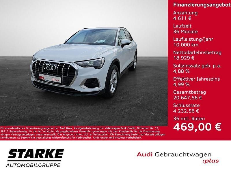 Gebraucht Audi Q3 Advanced 150 PS (110 kW) 2019 Gletscherweiß metallic SUV