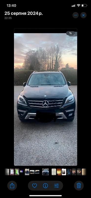 Occasion Mercedes ML350 258 ch (189 kW) 2012 Noir SUV