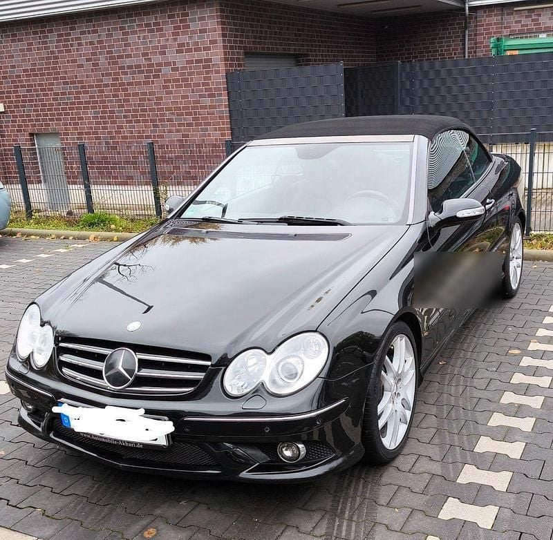 Schwarz Gebraucht 2008 Mercedes CLK280 Avantgarde Cabrio | 7.800 € (Guter Preis) - Bild 1/4