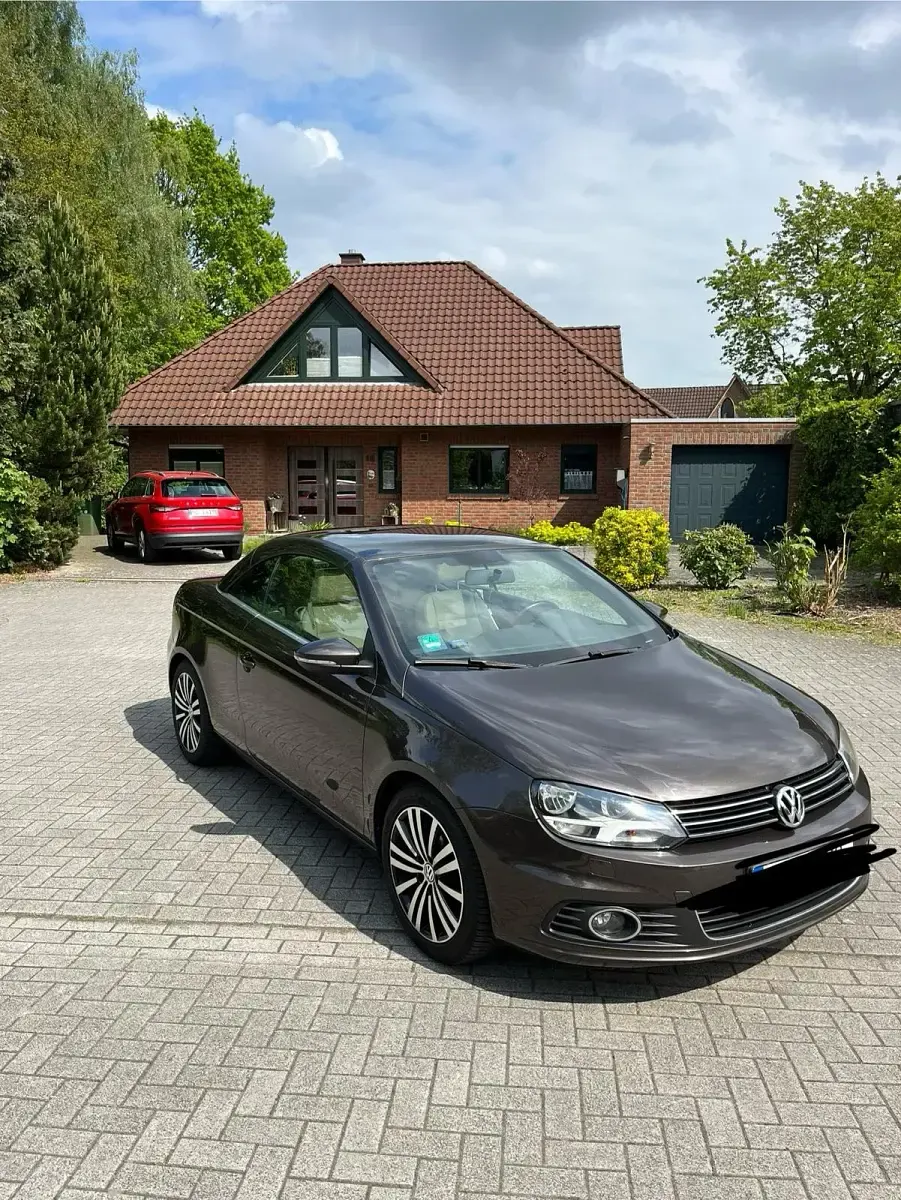 Gebraucht VW Eos Sportline 122 PS (89 kW) 2011 Braun Cabrio