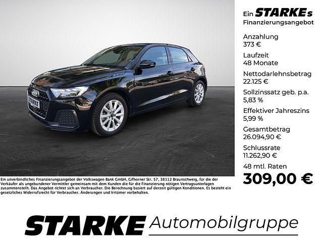 Weiß Gebraucht 2019 Audi A1 Sportback Advanced Kleinwagen | 22.498 € (Teuer) - Bild 1/4