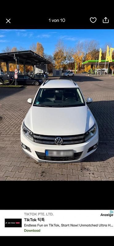 Weiß Gebraucht 2015 VW Tiguan SUV | 11.999 € (Etwas zu teuer) - Bild 1/4