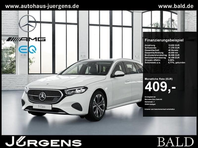 Weiss polarweiß Gebraucht 2024 Mercedes E200 Avantgarde Kombi | 43.420 € (Guter Preis) - Bild 1/4