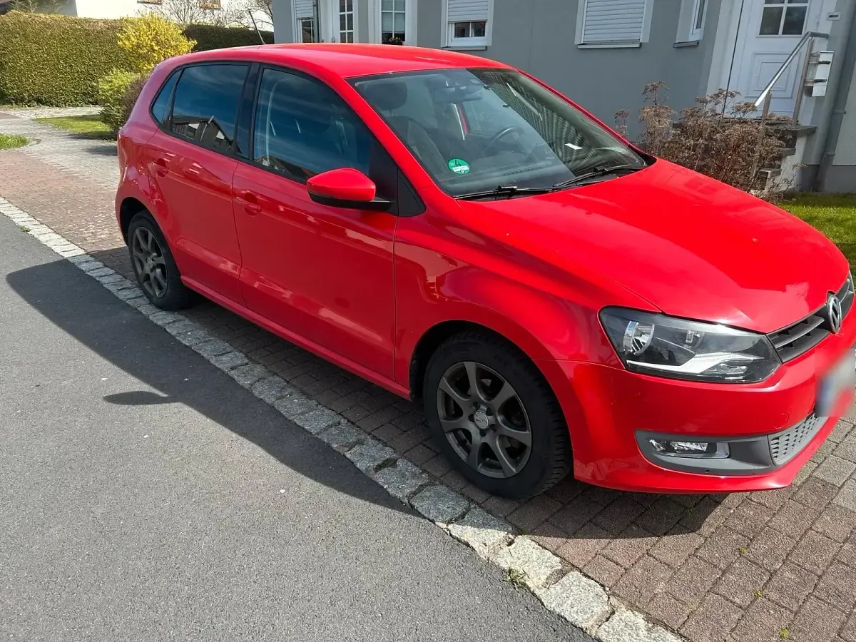 Gebraucht VW Polo 105 PS (77 kW) 2010 Rot Kleinwagen