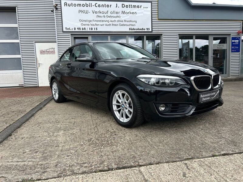 Schwarz Gebraucht 2017 BMW 218 Sport Line Coupé | 16.380 € (Fairer Preis) - Bild 1/4