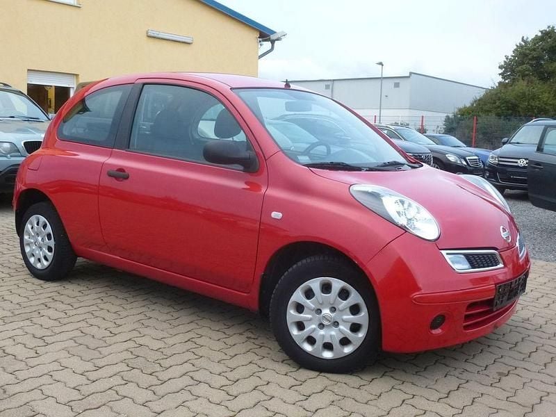 Rot Gebraucht 2009 Nissan Micra Visia Kleinwagen | 1.150 € (Superpreis) - Bild 1/4
