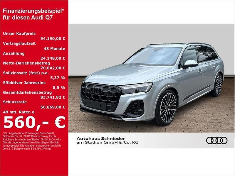 Neu Audi Q7 Ambiente 394 PS (289 kW) 2025 Satellitsilber metallic SUV