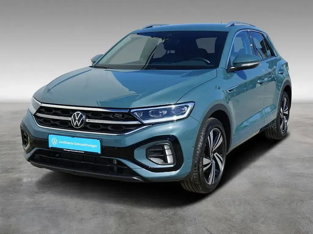 Second-hand VW T-Roc R-line 150 CP (110 kW) 2023 Albastru SUV