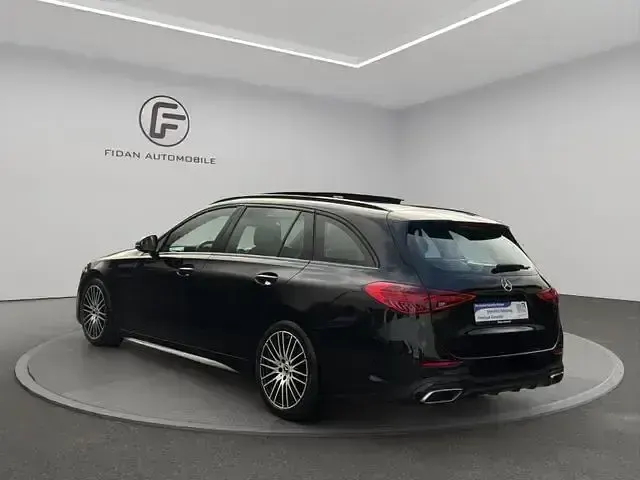 Gebraucht Mercedes C220 AMG line 200 PS (147 kW) 2022 Schwarz/baltic black Kombi