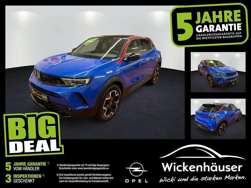 Perl blau/voltaik blau Gebraucht 2021 Opel Mokka GS Line SUV | 16.290 € (Fairer Preis) - Bild 1/4