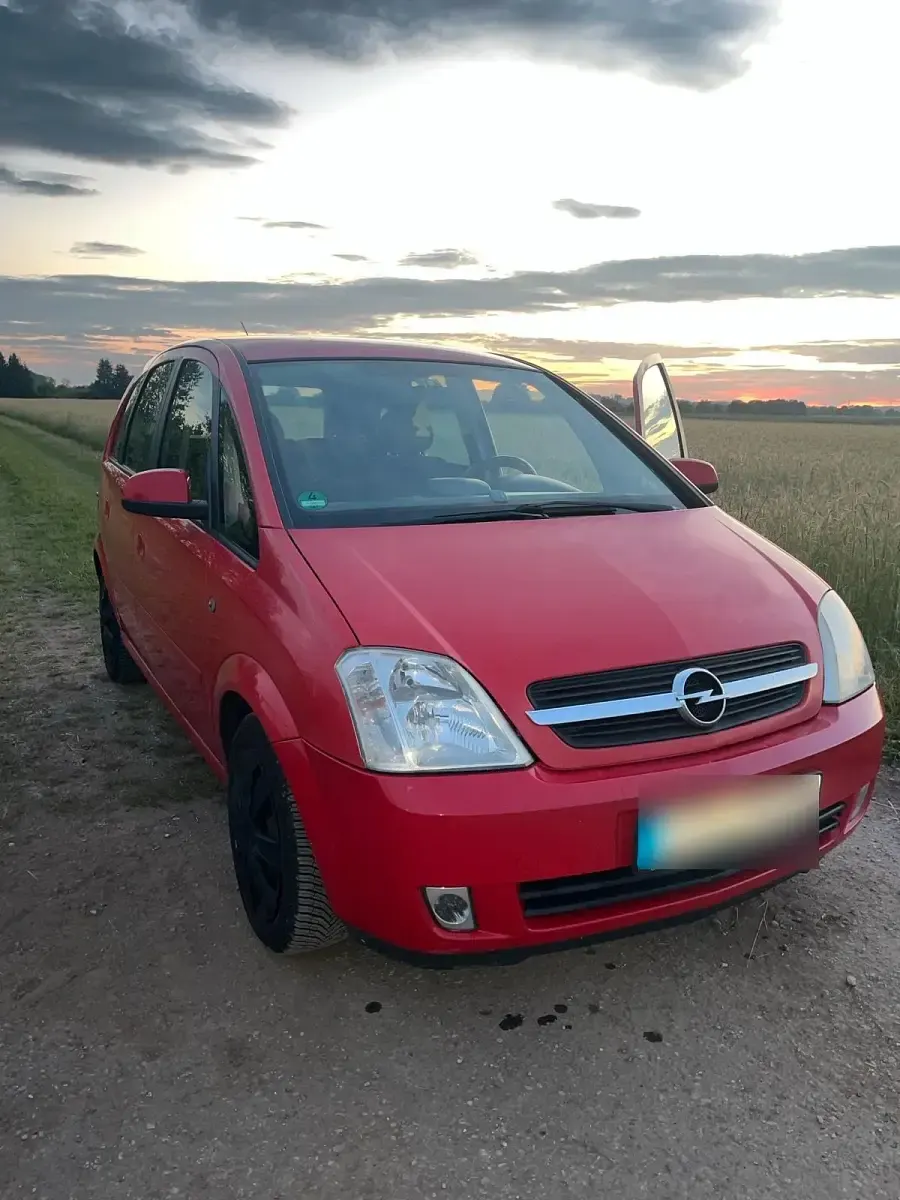 Gebraucht Opel Meriva 77 PS (56 kW) 2004 Rot Van / Kleinbus