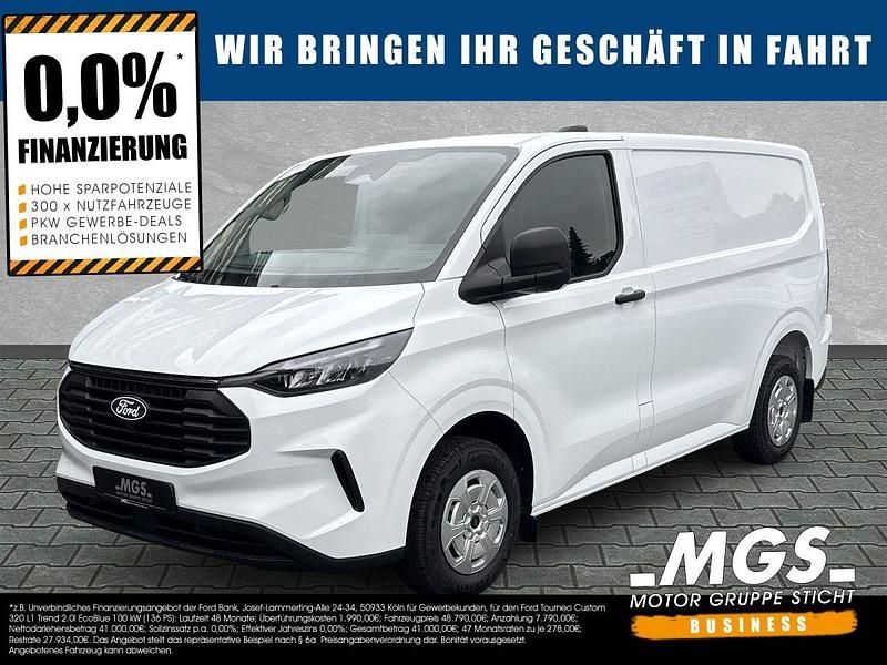 Frozen white Neu 2025 Ford Transit Custom Trend Kombi | 41.888 € (Guter Preis) - Bild 1/4