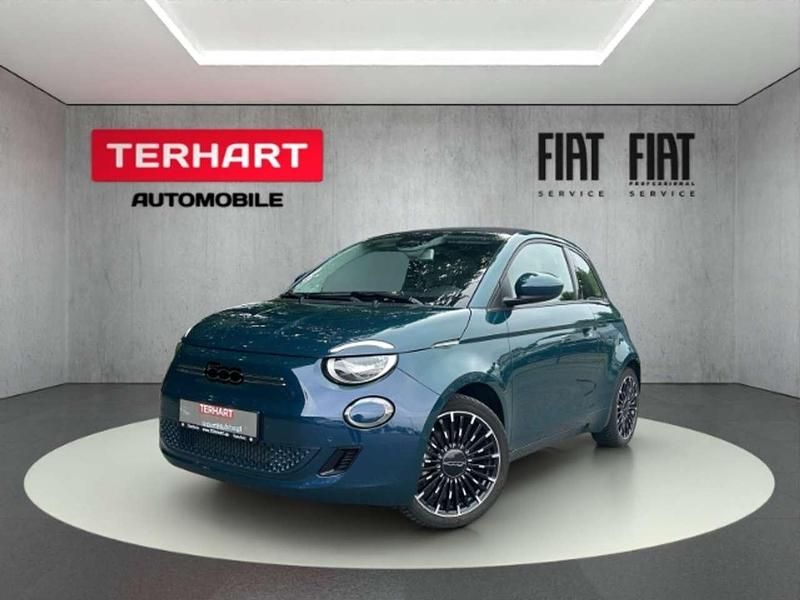 Ozean grün) (gruen Gebraucht 2022 Fiat 500e Icon Cabrio | 21.987 € (Fairer Preis) - Bild 1/4