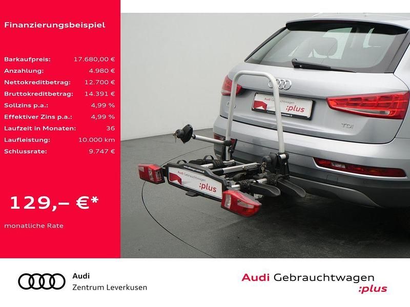 Gebraucht Audi Q3 Design 150 PS (110 kW) 2018 Florettsilber metallic SUV